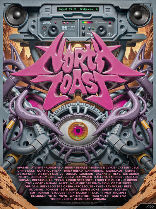 North Coast Music Festival Lineup Poster