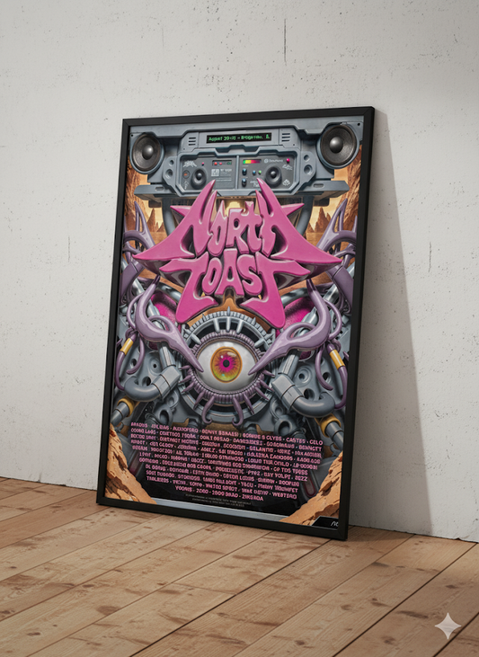 North Coast Music Festival Lineup Poster